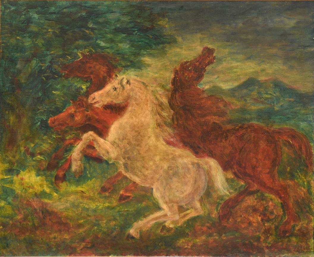 Il cavallo bianco - Aligi Sassu