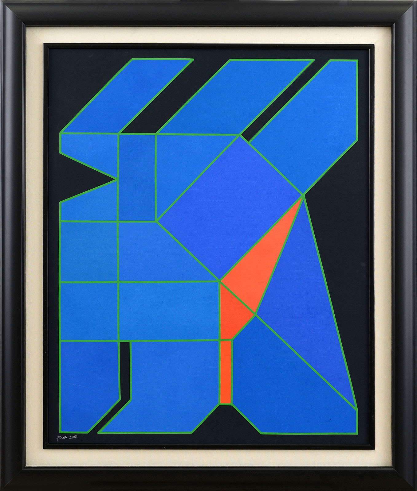 Il riporto, con cornice - Achille Perilli