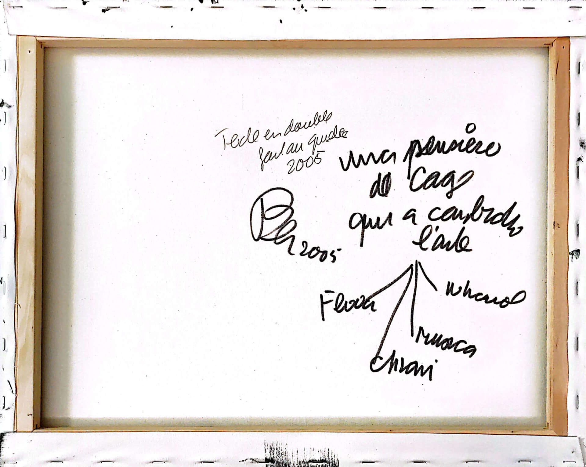 Something is always happening, con cornice - Ben Vautier